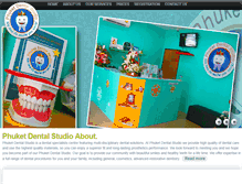 Tablet Screenshot of phuketdentalstudio.com